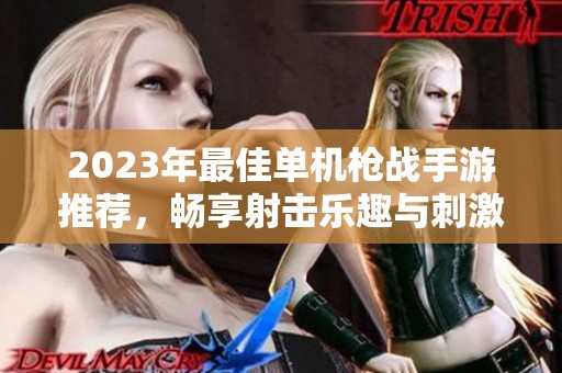 2023年最佳单机枪战手游推荐，畅享射击乐趣与刺激体验