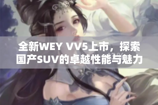 全新WEY VV5上市，探索国产SUV的卓越性能与魅力魅力