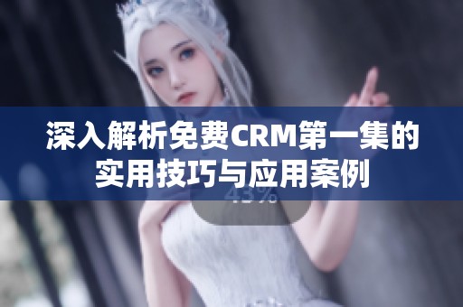 深入解析免费CRM第一集的实用技巧与应用案例