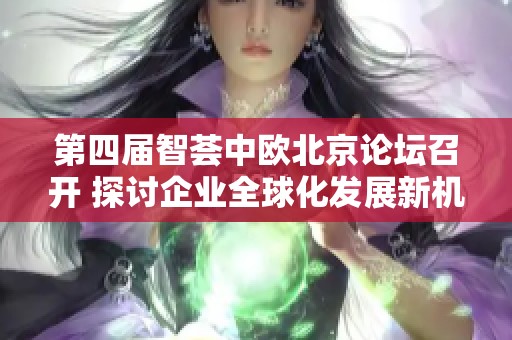 第四届智荟中欧北京论坛召开 探讨企业全球化发展新机遇