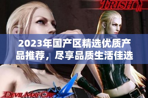 2023年国产区精选优质产品推荐，尽享品质生活佳选