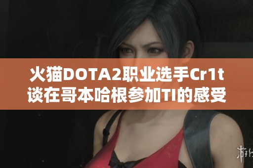 火猫DOTA2职业选手Cr1t谈在哥本哈根参加TI的感受与荣耀