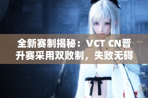 全新赛制揭秘：VCT CN晋升赛采用双败制，失败无碍再战机会