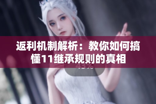 返利机制解析：教你如何搞懂11继承规则的真相