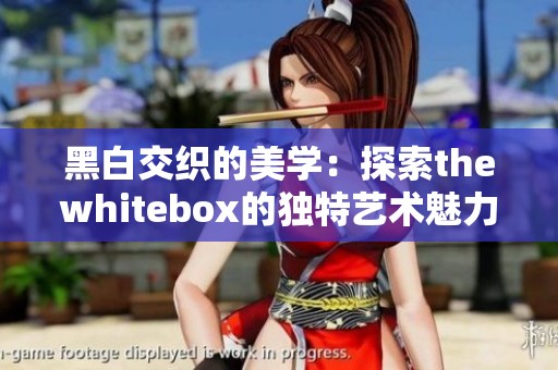 黑白交织的美学：探索thewhitebox的独特艺术魅力