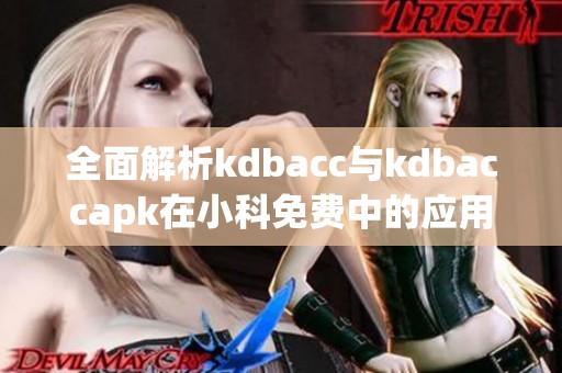 全面解析kdbacc与kdbaccapk在小科免费中的应用与优势