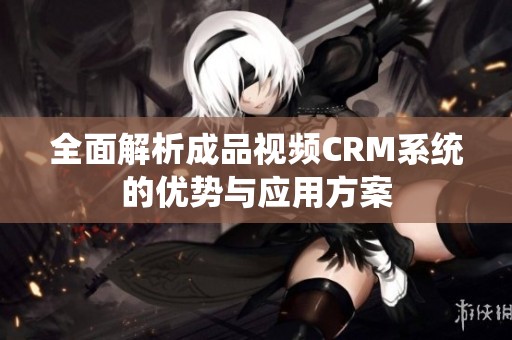 全面解析成品视频CRM系统的优势与应用方案