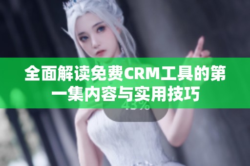 全面解读免费CRM工具的第一集内容与实用技巧