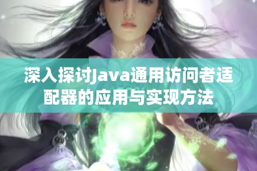 深入探讨Java通用访问者适配器的应用与实现方法