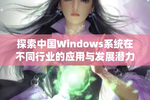 探索中国Windows系统在不同行业的应用与发展潜力