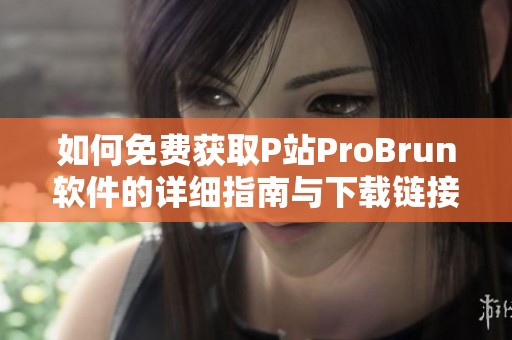 如何免费获取P站ProBrun软件的详细指南与下载链接