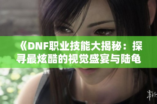 《DNF职业技能大揭秘：探寻最炫酷的视觉盛宴与陆龟手游》