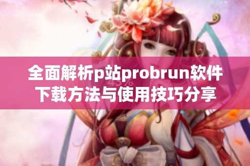 全面解析p站probrun软件下载方法与使用技巧分享