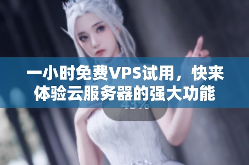 一小时免费VPS试用，快来体验云服务器的强大功能