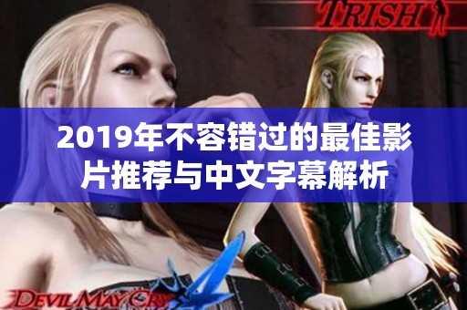 2019年不容错过的最佳影片推荐与中文字幕解析