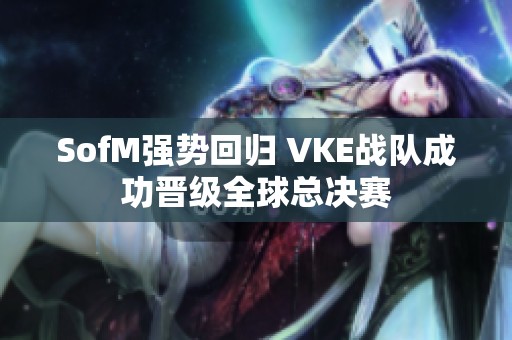 SofM强势回归 VKE战队成功晋级全球总决赛