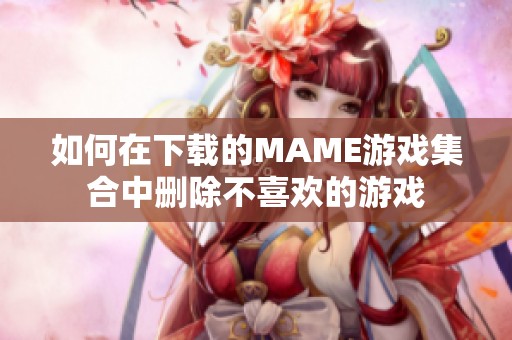 如何在下载的MAME游戏集合中删除不喜欢的游戏