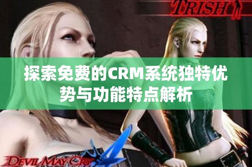 探索免费的CRM系统独特优势与功能特点解析