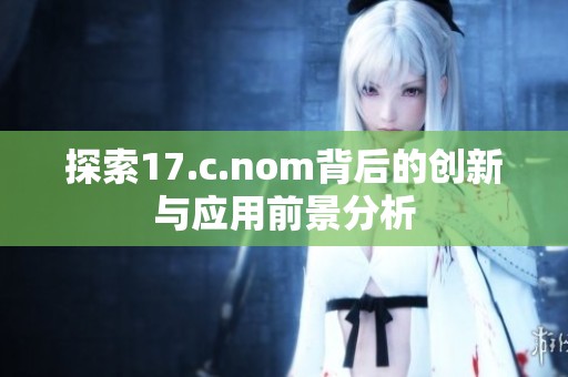 探索17.c.nom背后的创新与应用前景分析