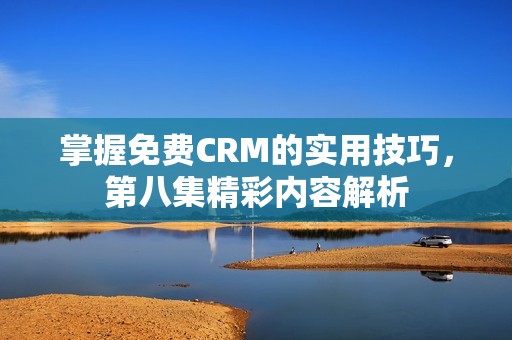 掌握免费CRM的实用技巧，第八集精彩内容解析